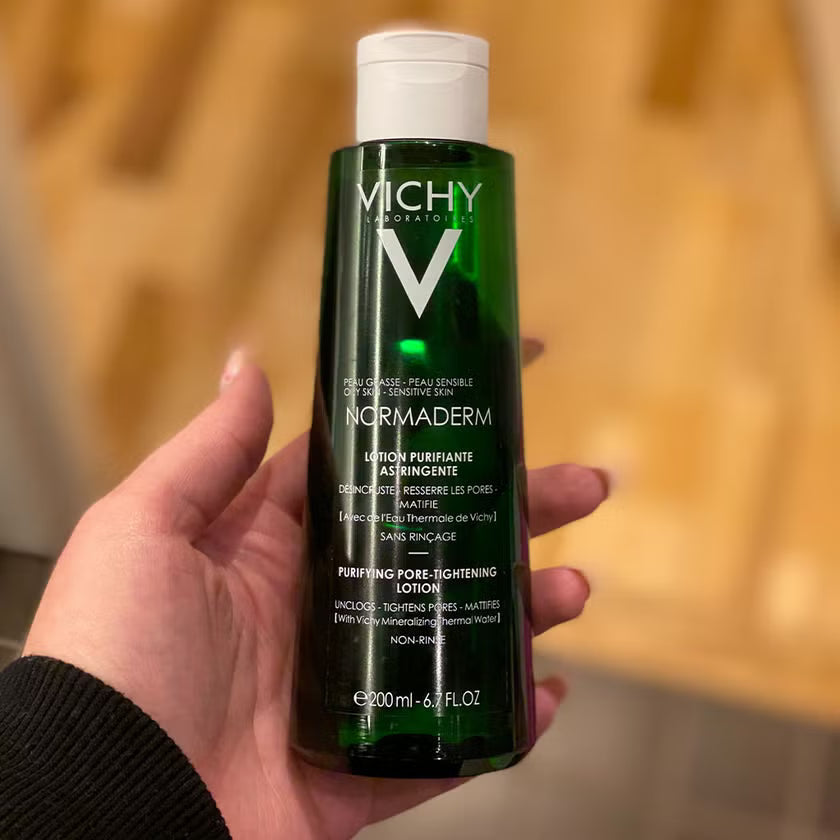 Vichy Normaderm Pore Tightening Purifying Lotion for Oily Skin With Salicylic & Glycolic acid 200ml