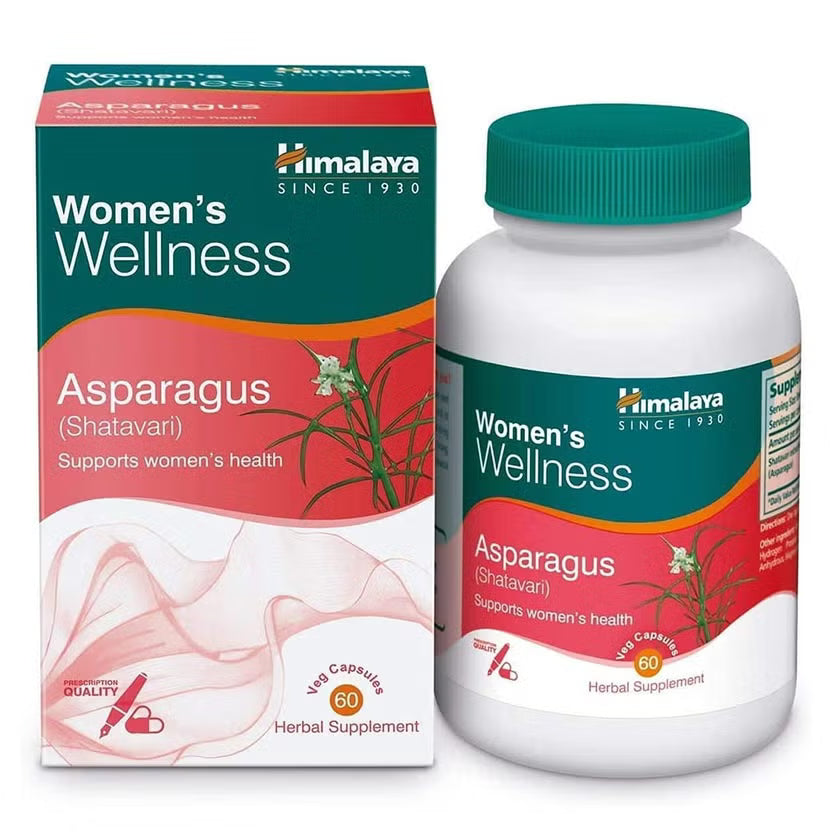 Himalaya Women's Wellness Asparagus / Shatavari 250mg Veg Capsules, Pack of 60's