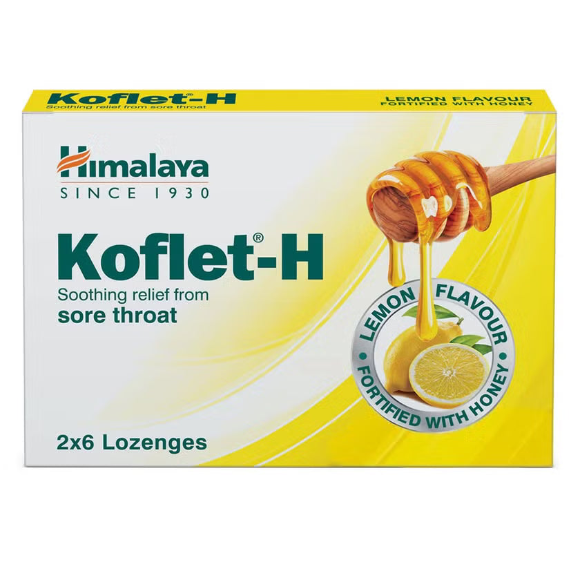 Himalaya Koflet-H Lemon Lozenges, Pack of 12's